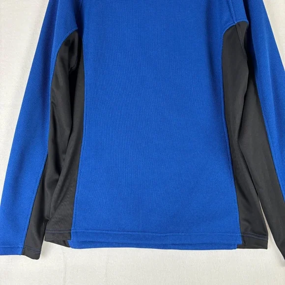 Spyder Sweater Men's L, Blue/Black 1/4 Zip, Knitted, Pullover, Skiing, outdoor - Picture 7 of 10